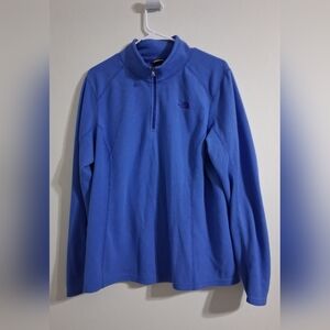 The North Face Women’s 2XL Light Blue/Periwinkle 1/4 Zip Fleece Pullover